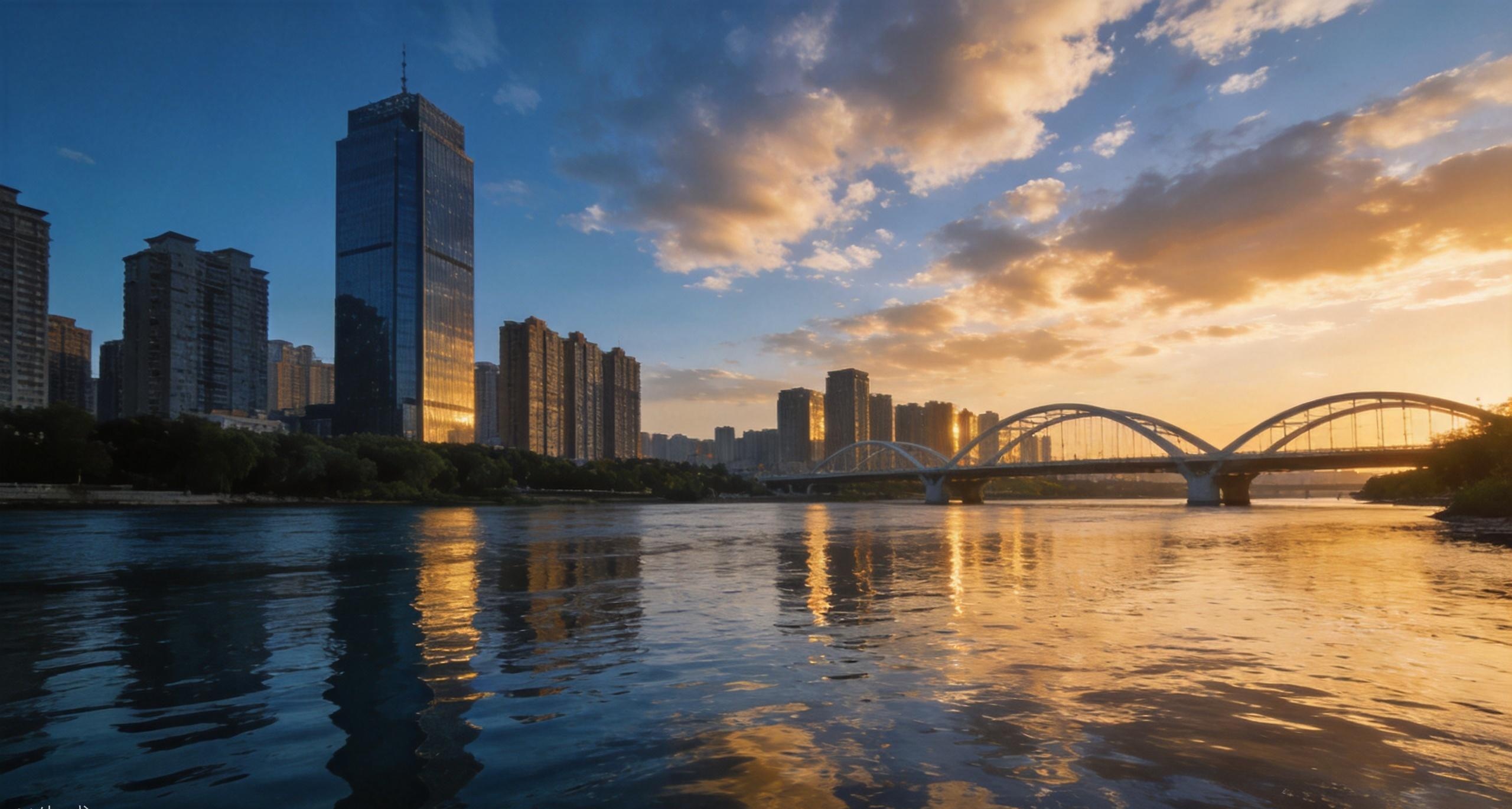 太原汾河两岸